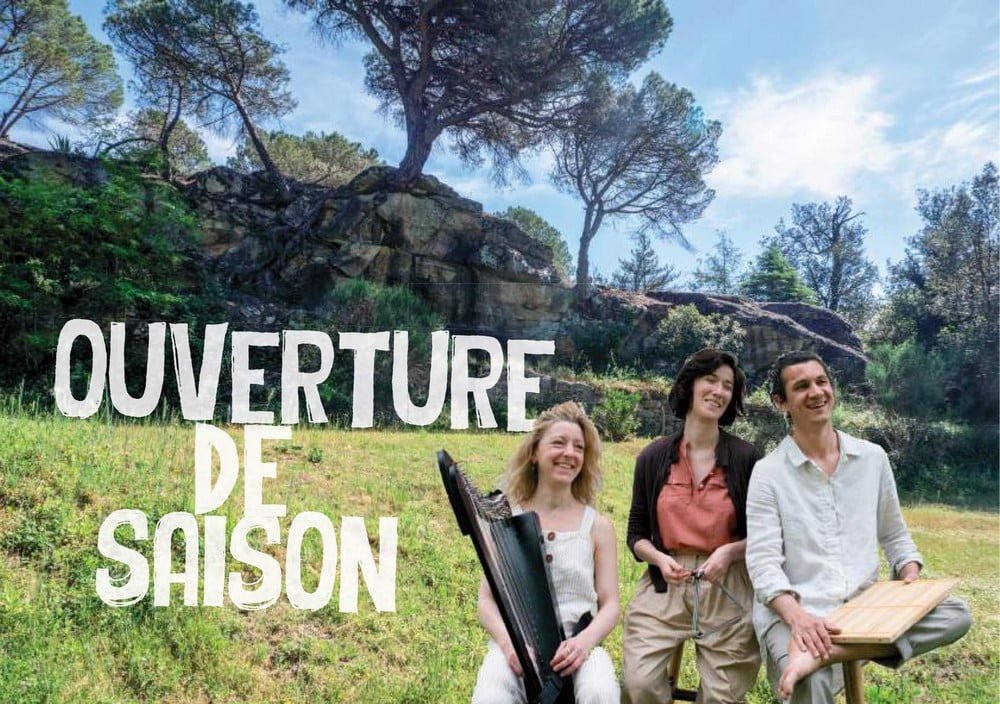 Ouverture de saison 2023 à Malérargues avec le Trio Plaids