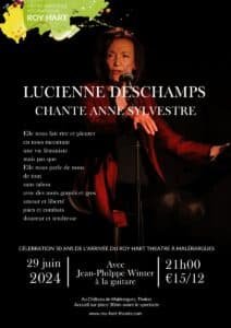 "Lucienne Deschamps chante Anne Sylvestre" spectacle proposé pour les 50 ans du Centre Roy Hart